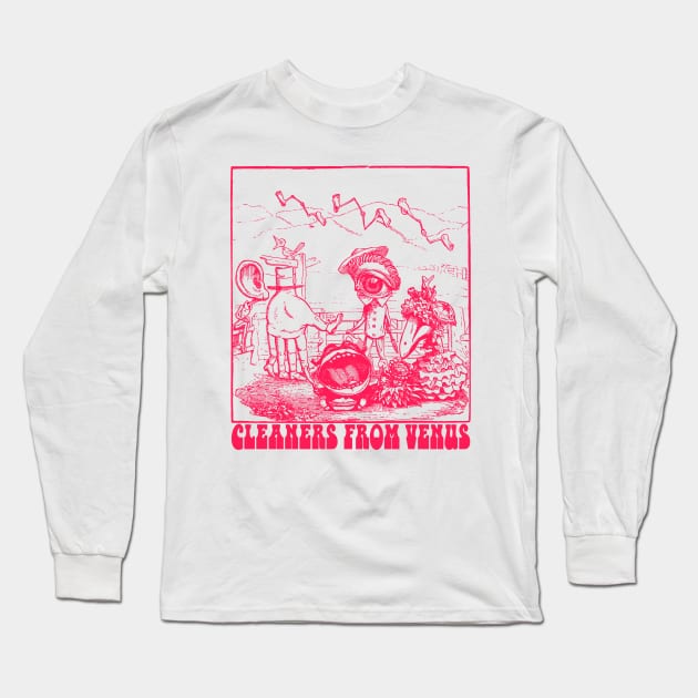 Cleaners From Venus ∆¥∆¥ Fan Art Design Long Sleeve T-Shirt by unknown_pleasures